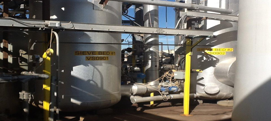 The energy to power the plant is produced by the plant itself using co-generation.